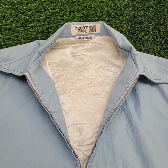 Vintage 90s MOD Jacket XL 23x28 Blue USA - Picture 11 of 13